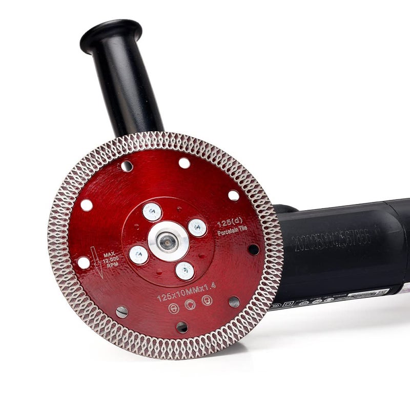 Casaverde 5 in Super Thin Diamond Porcelain Saw Blades Tiles Blades with Arbor 5/8â€œ-11 Flange for Cutting Porcelain Tiles Granite Marbles(F-SX-5) - Image 4